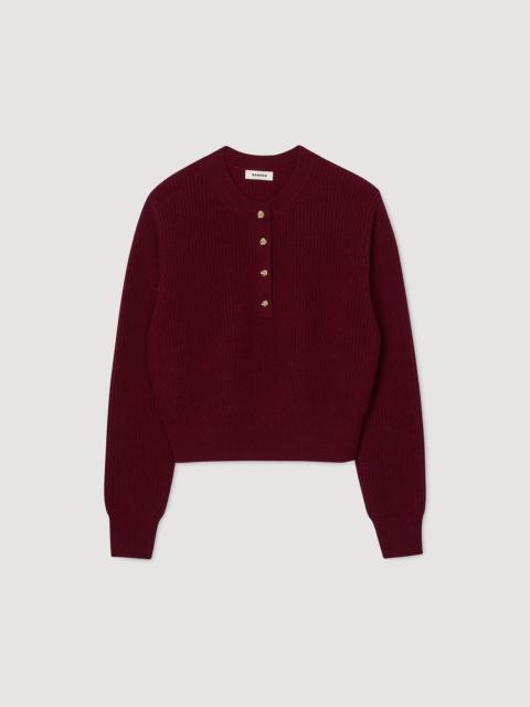 Sandro WOOL AND CASHMERE SWEATER