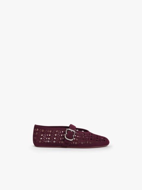 Alaïa BALLET FLATS IN VIENNE SUEDE