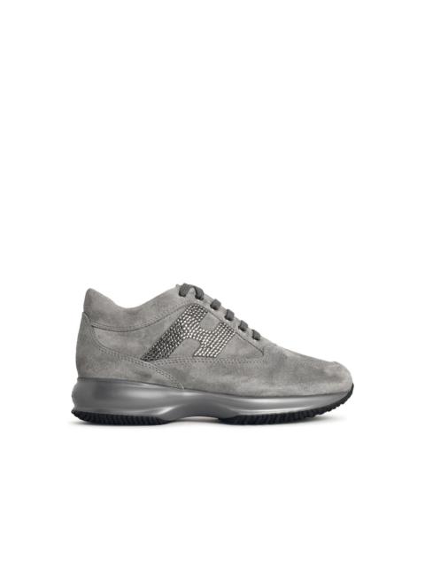 HOGAN Hogan Interactive Grey Suede Women Sneakers