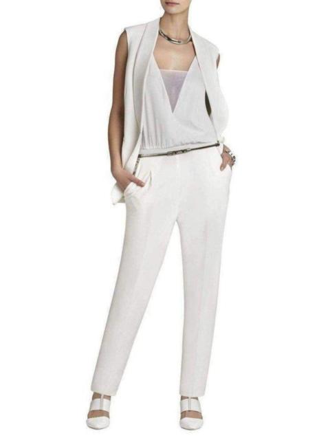 Other Designers Waylen Sleeveless White Jumpsuit