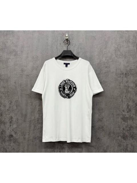 Louis Vuitton Louis Vuitton Lv25 Fall/Winter Newest Logo Short-Sleeve T-Shirt