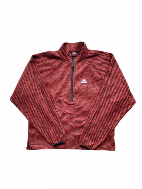 Nike Vintage Nike ACG Half Zipped Fleece Crewneck
