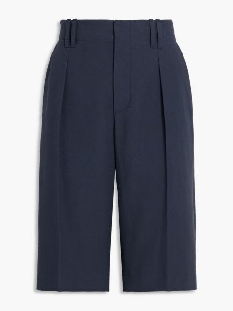 Brunello Cucinelli Cotton and linen-blend twill shorts