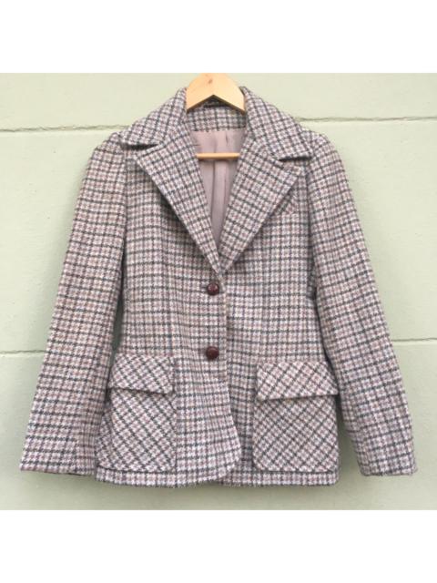 Harris Tweed Women Wool Coat Made in England