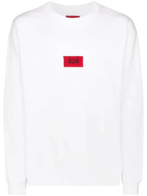 424 logo patch sweatshirt
