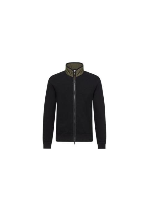 Moncler MONCLER $1090 Black Zip Cardigan New (Men's size:L;)