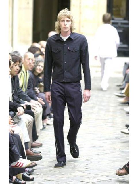 Junya Watanabe MAN Junya Watanabe - S/S 02 - Poem Side-Print Trousers