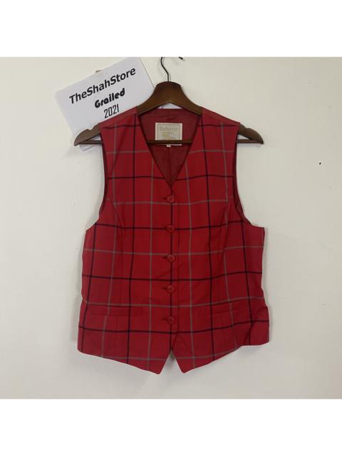 Burberry Vintage 90s Burberry’s Nova Check Button Ups Vest