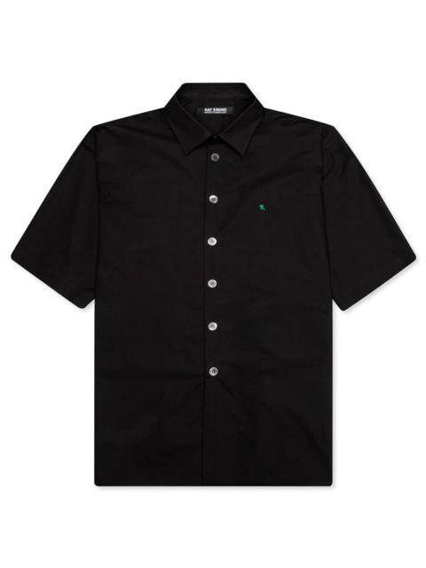 Raf Simons RAF SIMONS S/S SHIRT WITH GRIMCRAWLER EMBROIDERY - BLACK