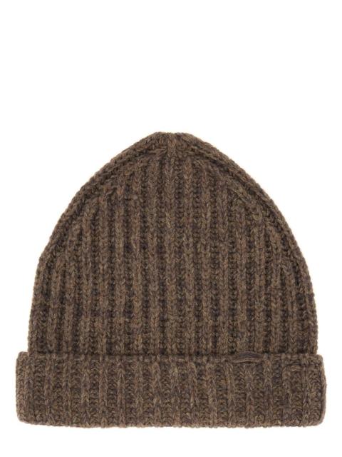 Maison Margiela WOOL AND COTTON BLEND BEANIE