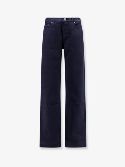 Dior Dior Cotton Jeans With All-Over Dior Oblique Motif