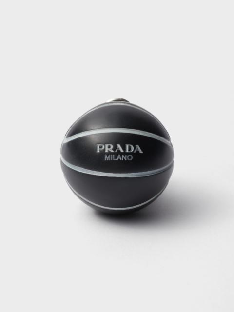 Prada Metal basketball earrings