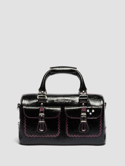Dr. Martens Top Handle Bag Distressed Patent Leather Bag