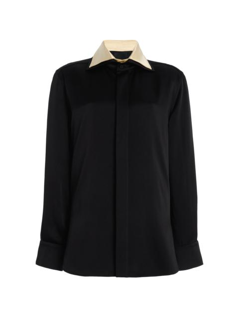 BEVZA Shirt black/white