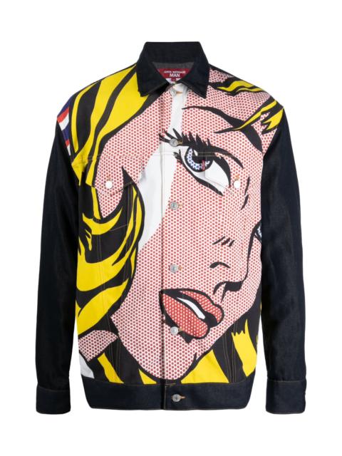 Junya Watanabe MAN POP-ART BUTTON-UP JACKET