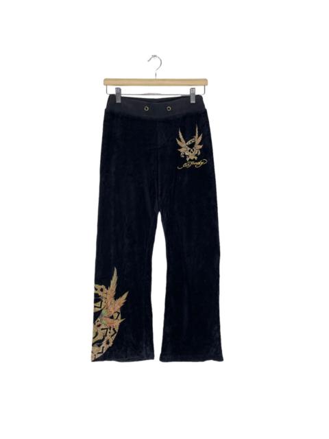Other Designers 🌟ED HARDY VELVET SKULL JOGGER PANTS