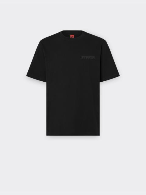 Ferrari Cotton T-shirt with Ferrari logo