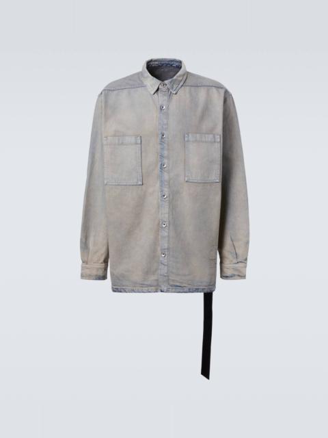 Rick Owens Faded denim shirt