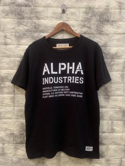 Other Designers Vintage Alpha industries black t-shirt