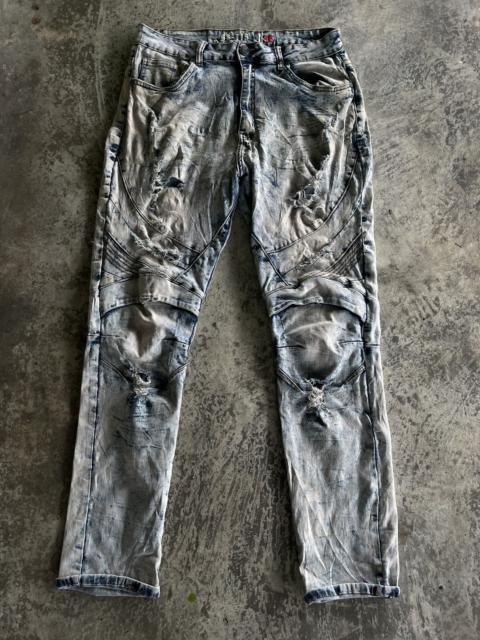 Other Designers Vintage - 💥Distressed Moto 115 Denim