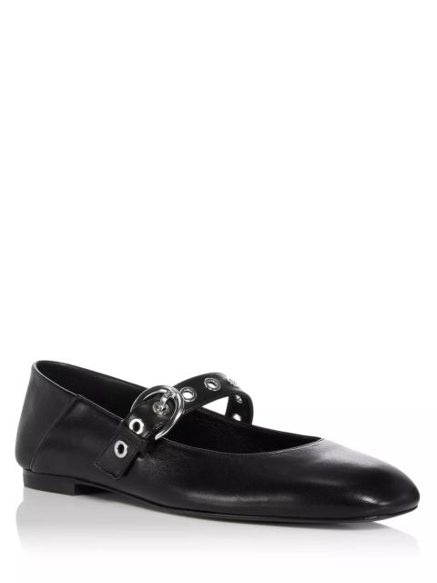 Stuart Weitzman Women's Supermoto Mary Jane Flats