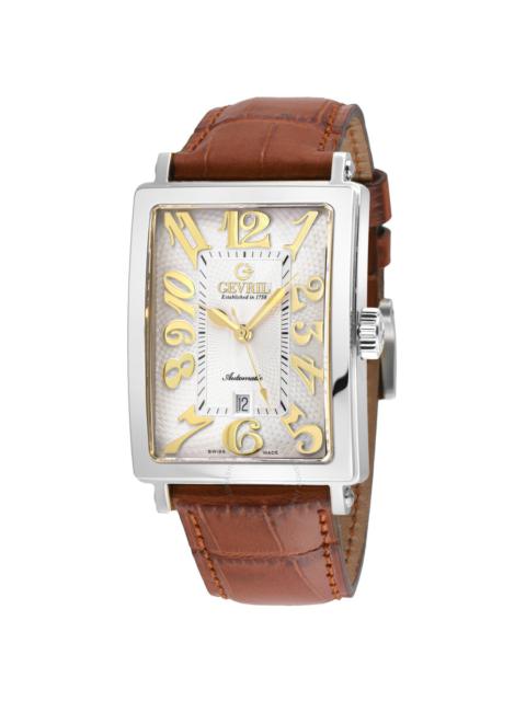 Other Designers Gevril Avenue of Americas Automatic White Dial Men's Watch 15005-5