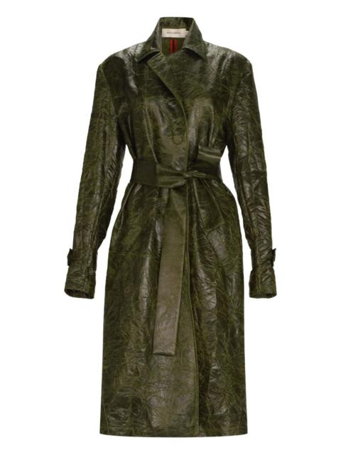 SILVIA TCHERASSI Nilo belted trench coat