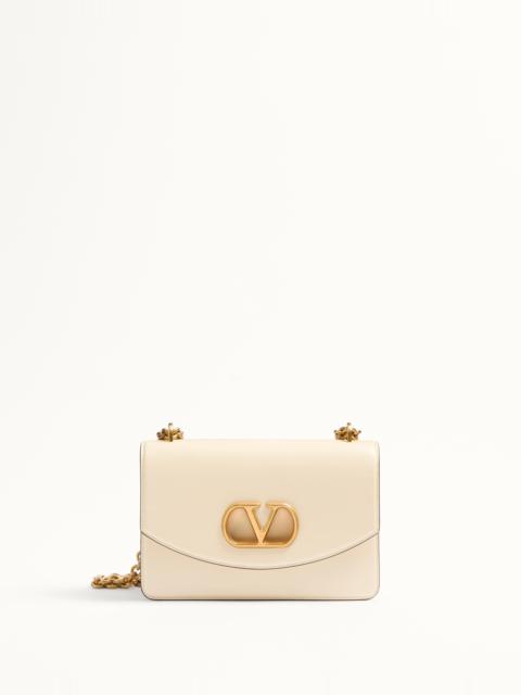 Valentino VALENTINO GARAVANI VAIN SHOULDER BAG IN SHINY CALFSKIN