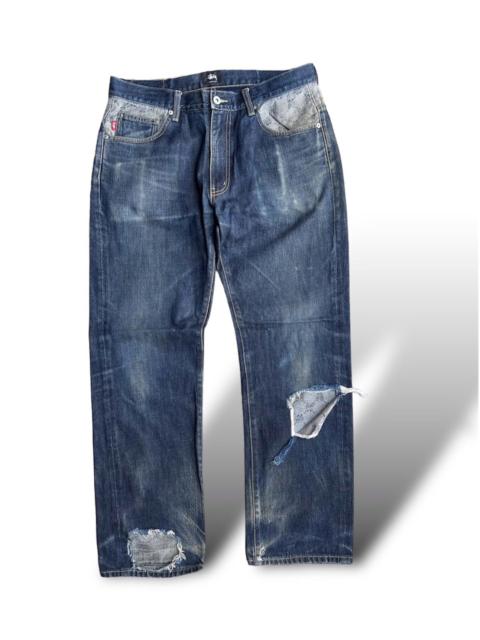 Stüssy Rugged Destroy Distressed Stussy Denim