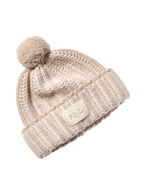 FENDI FENDI Wool & Cashmere-Blend Beanie
