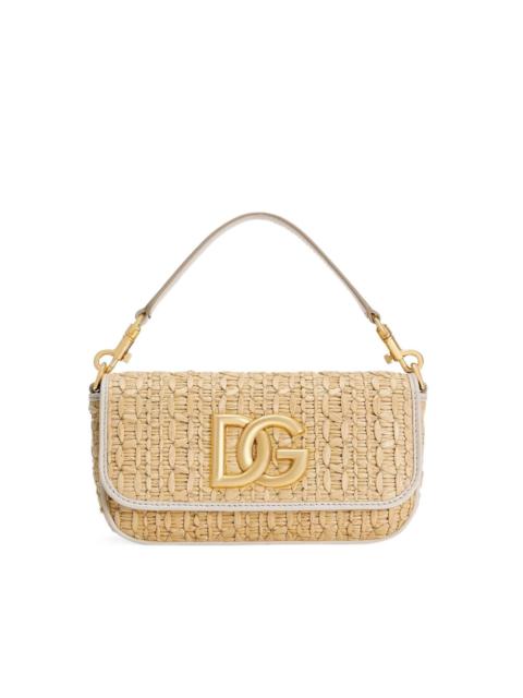 logo-embroidered tote bag