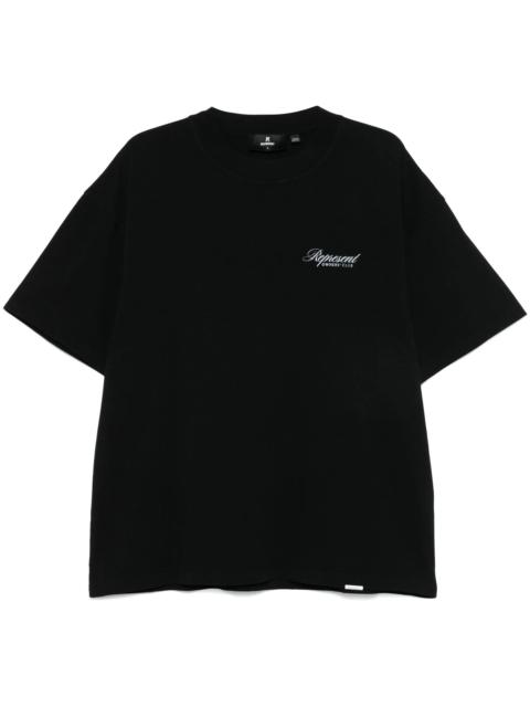 REPRESENT Owners Club Script T-shirt