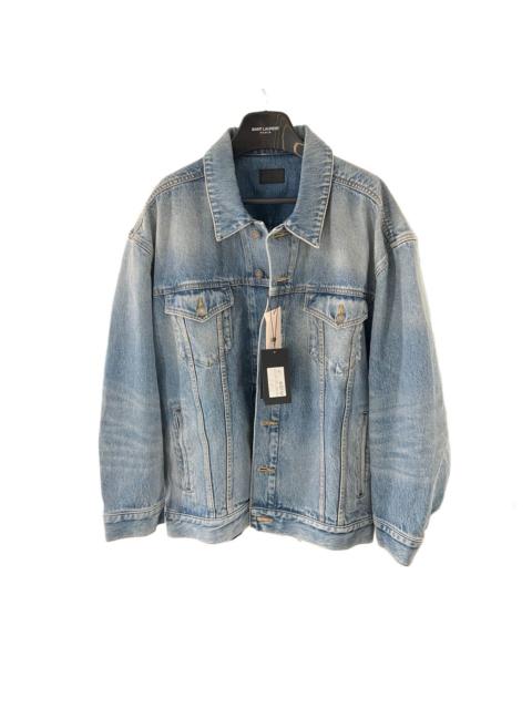 SAINT LAURENT Saint Laurent Oversized Denim Jacket
