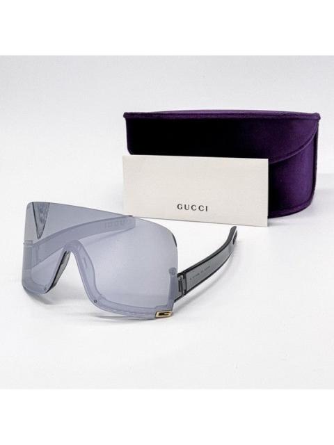 GUCCI NEW GG1631S 013 GUCCI GREY SHIELD UNISEX SUNGLASSES GG 1631S