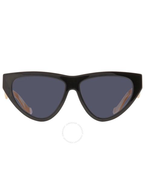 GUCCI Gucci Blue Cat Eye Ladies Sunglasses GG1333S 004 58