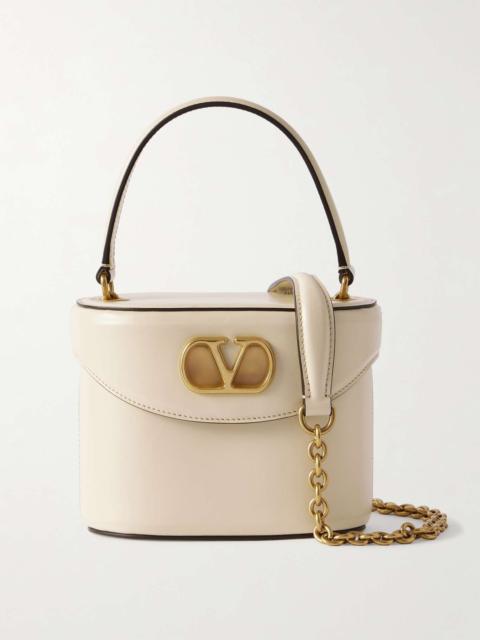 Vain leather shoulder bag Off-white