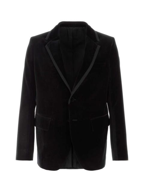 FENDI Fendi Men Black Velvet Blazer