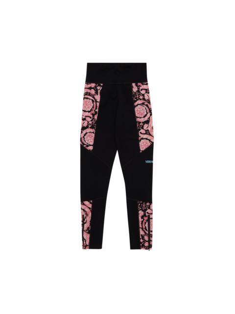 VERSACE Versace Leggings 'Pink/Black'
