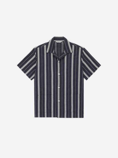 3sixteen Cabana Shirt - Black Ticking Stripe