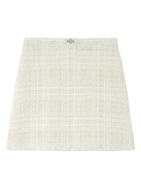 VERSACE Versace A-line Frayed Mini Skirt