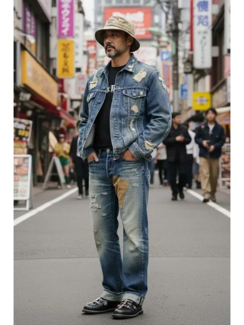 Other Designers Real Japan Blues - 🔥EDWIN 505 Selvedge Mudwash 10th Ann.Model Limited 100 Pair