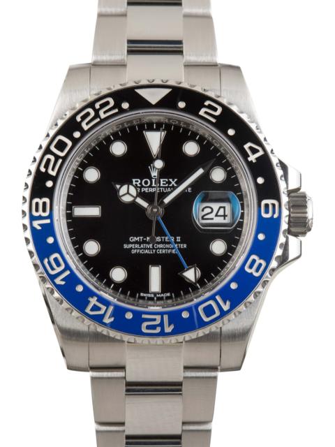 ROLEX Men's Pre-owned Rolex GMT-Master II 116710BLNR Batman