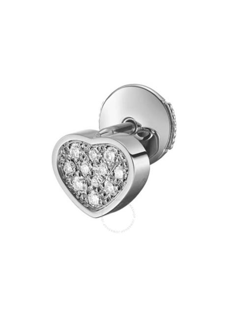 Chopard Chopard Happy Hearts 18k White Gold Single Diamond Earring