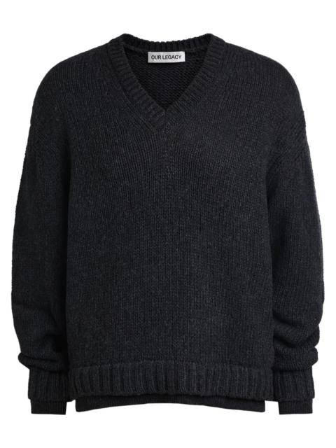 Our Legacy Artist Roundneck Malaga Stripe Brushed Cotton | REVERSIBLE