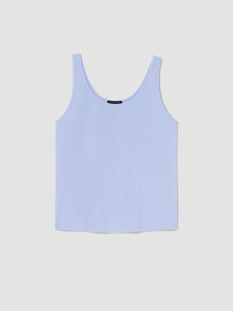 EILEEN FISHER Stretch Silk Jersey Scoop Neck Tank