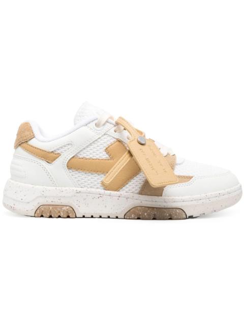 Off-White OFF-WHITE Out Of Office Low Slim White Beige (Women's)
