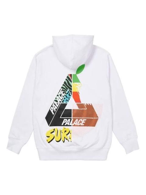 PALACE PALACE Max Up Hood White Triangle Logo Printing Unisex P20HD035