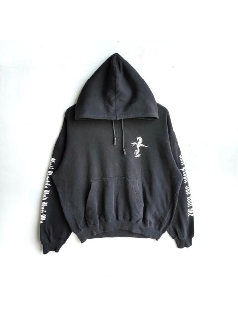 Other Designers ANTI PEOPLE Side Tape Print Big Back Logo Hoodie Sweatshirt