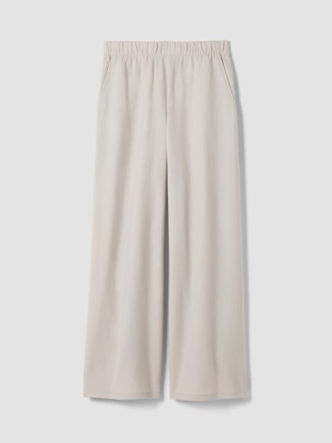 EILEEN FISHER Felted Wool Jersey Wide-Leg Pant