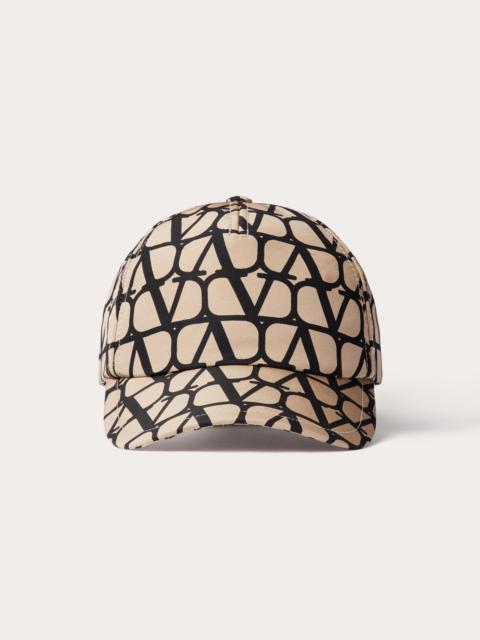 Valentino TOILE ICONOGRAPHE BASEBALL CAP IN TOILE ICONOGRAPHE FAILLE